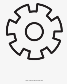 Gear Coloring Page, HD Png Download, Transparent PNG