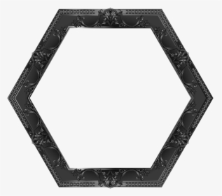 #frame #marco #hexagon #hexagono #hexágono #border - Gold Circle Ornate, HD Png Download, Transparent PNG