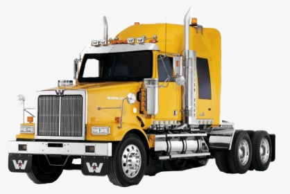 #camion #freetoedit - Yellow Western Star 4900, HD Png Download, Transparent PNG