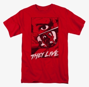 Graphic Poster They Live T-shirt - T-shirt, HD Png Download, Transparent PNG