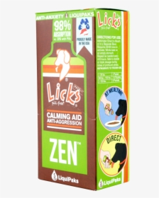 Zen 5ct - Licks Dog Zen Calming Aid Supplements, HD Png Download, Transparent PNG