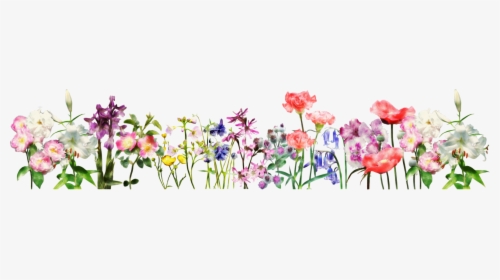 Flower Header Clipart Picture Royalty Free Download - Spring Flower Banner Transparent, HD Png Download, Transparent PNG