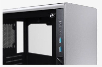 Neo Micro V2 Tempered Glass, No Psu, Microatx, Silver, - Desktop Computer, HD Png Download, Transparent PNG