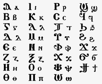 Coptic Alphabet, HD Png Download, Transparent PNG