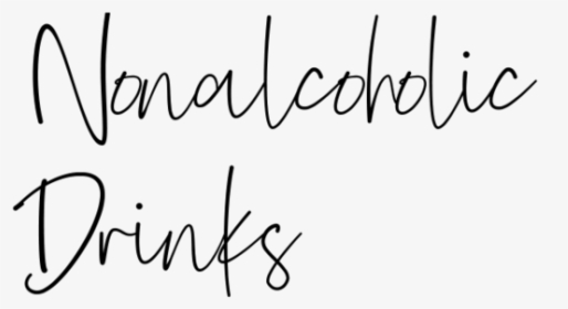 Drinks - Calligraphy, HD Png Download, Transparent PNG