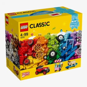 Lego Classic Bricks On A Roll - Lego Classic With Wheels, HD Png Download, Transparent PNG
