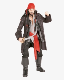 Mens Captain Cutthroat Pirate Costume - Pirate Costume Ideas Men, HD Png Download, Transparent PNG