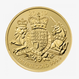 2019 1 Oz Great Britain The Royal Arms Gold Coin - Uk Bullion Gold Coins, HD Png Download, Transparent PNG