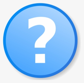 Blue Question Mark In Circle, HD Png Download, Transparent PNG