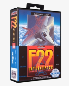 F 22 Interceptor Sega Mega Drive Cover, HD Png Download, Transparent PNG