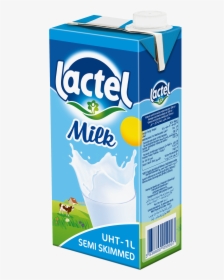 Lactel Uht Skimmed Milk Tetra Pack 1l, HD Png Download, Transparent PNG