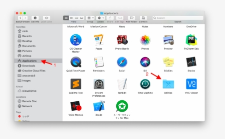 Open Terminal From Finder - Photos, HD Png Download, Transparent PNG