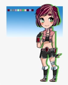 Raspberry Girl Adotable - Cartoon, HD Png Download, Transparent PNG