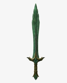 Elder Scrolls - Skyrim Glass Great Sword, HD Png Download, Transparent PNG