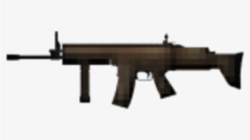 #pixel #gun #rifle #png #sticker #weapon #free #pixelated - Scar L Combat Arms, Transparent Png, Transparent PNG