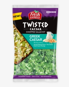 Twisted Greek Caesar Chopped Salad Kit - Fresh Express Chopped Caesar Salad Kit, HD Png Download, Transparent PNG