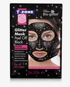Charcoal Face Mask With Glitter, HD Png Download, Transparent PNG