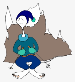 Bigfoot Skiing - Illustration, HD Png Download, Transparent PNG