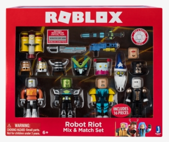 Σετ Φιγούρες Roblox Με Αξεσουάρ Σειρά 3/4 - Roblox Toys Robot Riot, HD Png Download, Transparent PNG