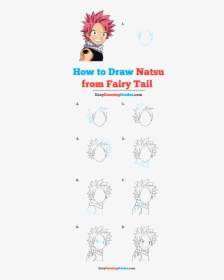 How To Draw Natsu From Fairy Tail - Tweety Drawing Step By Step, HD Png Download, Transparent PNG