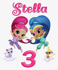 Shimmer And Shine Happy Birthday, HD Png Download, Transparent PNG