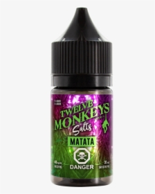 Twelve Monkeys Matata Nic Salt E-liquid - Vape Juice Matata, HD Png Download, Transparent PNG