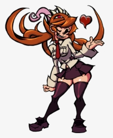 Skullgirls Peacock X Filia Sprite Edit one Of The First - Avery X Peacock Skullgirls, HD Png Download, Transparent PNG