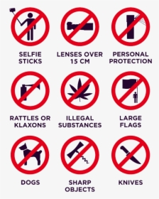 Transparent Prohibited Sign Png - Prohibited Items Png, Png Download, Transparent PNG