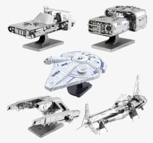 Spacecraft Drawing Star Wars - Metal Earth Lando's Millennium Falcon, HD Png Download, Transparent PNG