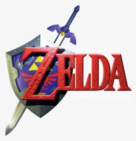 Legend Of Zelda Ocarina Of Time - Transparent Ocarina Of Time Logo, HD Png Download, Transparent PNG