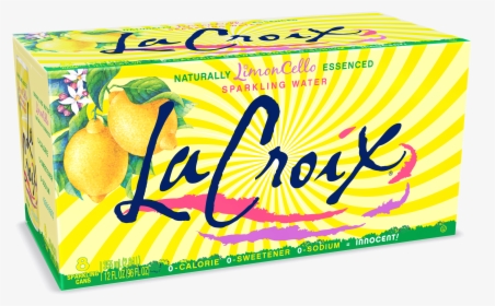 A Box Of Limoncello La Croix - Lacroix Sparkling Water, HD Png Download, Transparent PNG