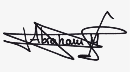 Firma Abraham Mateo 2013 - Signature Png Abraham, Transparent Png, Transparent PNG