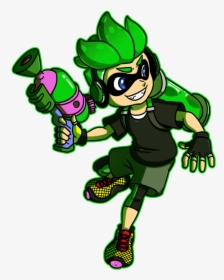 Boy Splatoon Character Drawings, HD Png Download, Transparent PNG