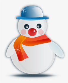 Snowman Winter Christmas Free Photo - Snowman With No Background, HD Png Download, Transparent PNG