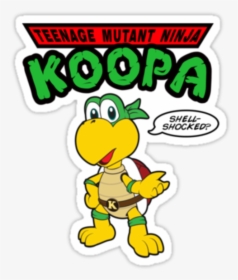 Teenage Mutant Nin Koopa Shell Shocked Kyubey Yellow - Cartoon, HD Png Download, Transparent PNG