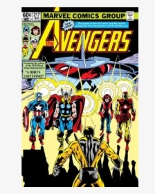 Bronze Age Avengers Comics The Avengers 217 Bronze - Marvel Comics Yellow Jacket, HD Png Download, Transparent PNG
