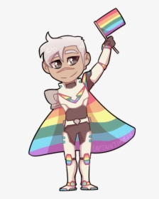 I’m Gay And So Is Shiro 🖤🌈 - Cartoon, HD Png Download, Transparent PNG