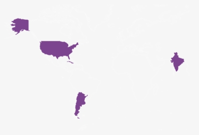 Map - Magnets - Demography Of North America, HD Png Download, Transparent PNG