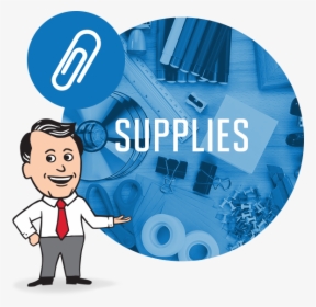 Office Supplies - Cartoon, HD Png Download, Transparent PNG