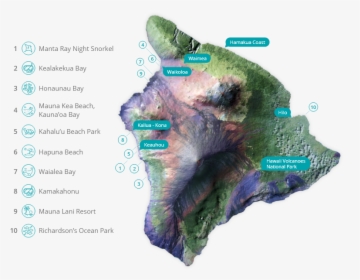 Snorkel Sites On Big Island - Best Snorkeling Big Island, HD Png Download, Transparent PNG