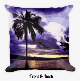 Hilo Bay At Dusk Square Pillow - Cushion, HD Png Download, Transparent PNG