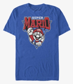 Super Mario Nintendo T-shirt - Active Shirt, HD Png Download, Transparent PNG