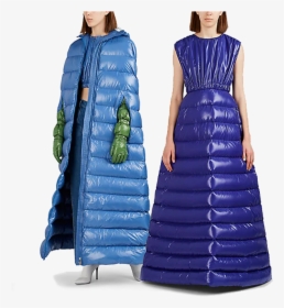 Puffer Coat Evening Gown, HD Png Download, Transparent PNG