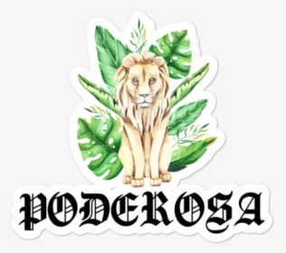 Poderosa Bubble-free Stickers - Cougar, HD Png Download, Transparent PNG
