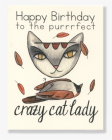 Clipart Birthday Cat Clip Transparent Stock Happy Birthday - Happy Birthday From Cat, HD Png Download, Transparent PNG