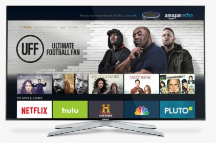 Uff Amazon Fire Tv Screen V3 Transparant - Led-backlit Lcd Display, HD Png Download, Transparent PNG