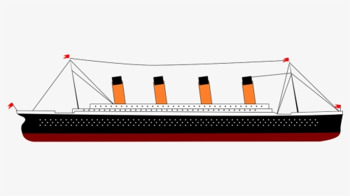 Titanic Png - Titanic Ship Drawing, Transparent Png, Transparent PNG