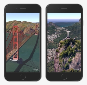 Earthpostcards On Ios - Iphone On Google Earth, HD Png Download, Transparent PNG