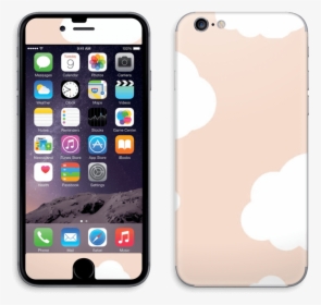 Safe Cloud Peachy Warmth Skin Iphone 6/6s - Gui In Mobile Devices, HD Png Download, Transparent PNG