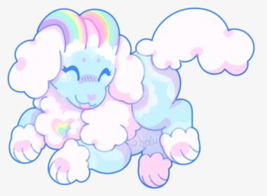 Fluffy Clipart Pastel Cloud - Cartoon, HD Png Download, Transparent PNG